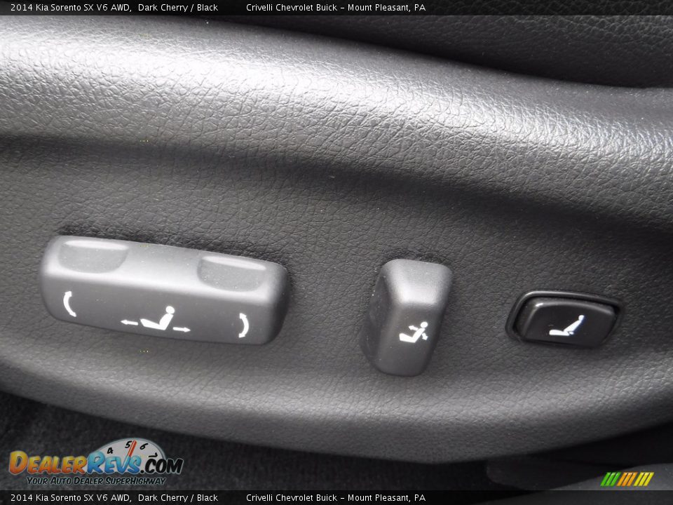 2014 Kia Sorento SX V6 AWD Dark Cherry / Black Photo #21