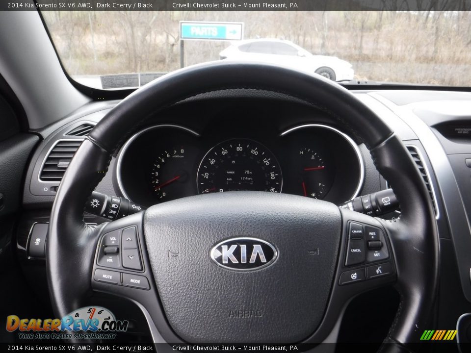 2014 Kia Sorento SX V6 AWD Dark Cherry / Black Photo #26