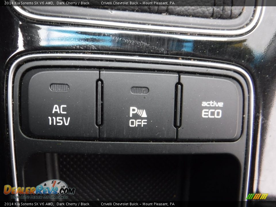 2014 Kia Sorento SX V6 AWD Dark Cherry / Black Photo #35
