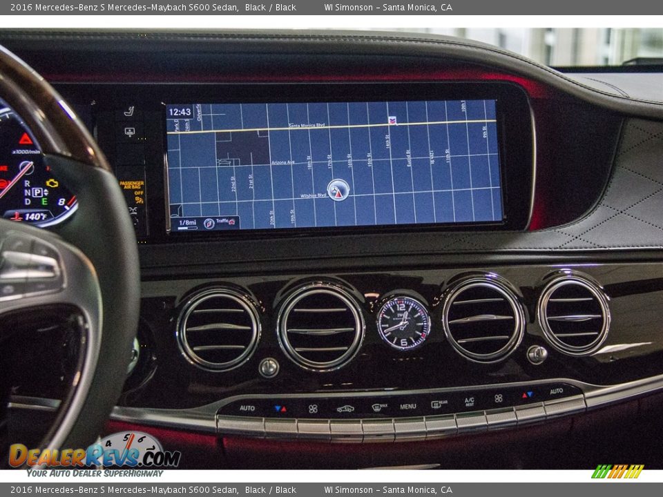 Navigation of 2016 Mercedes-Benz S Mercedes-Maybach S600 Sedan Photo #8