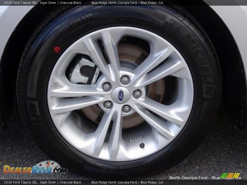 2016 Ford Taurus SEL Ingot Silver / Charcoal Black Photo #9