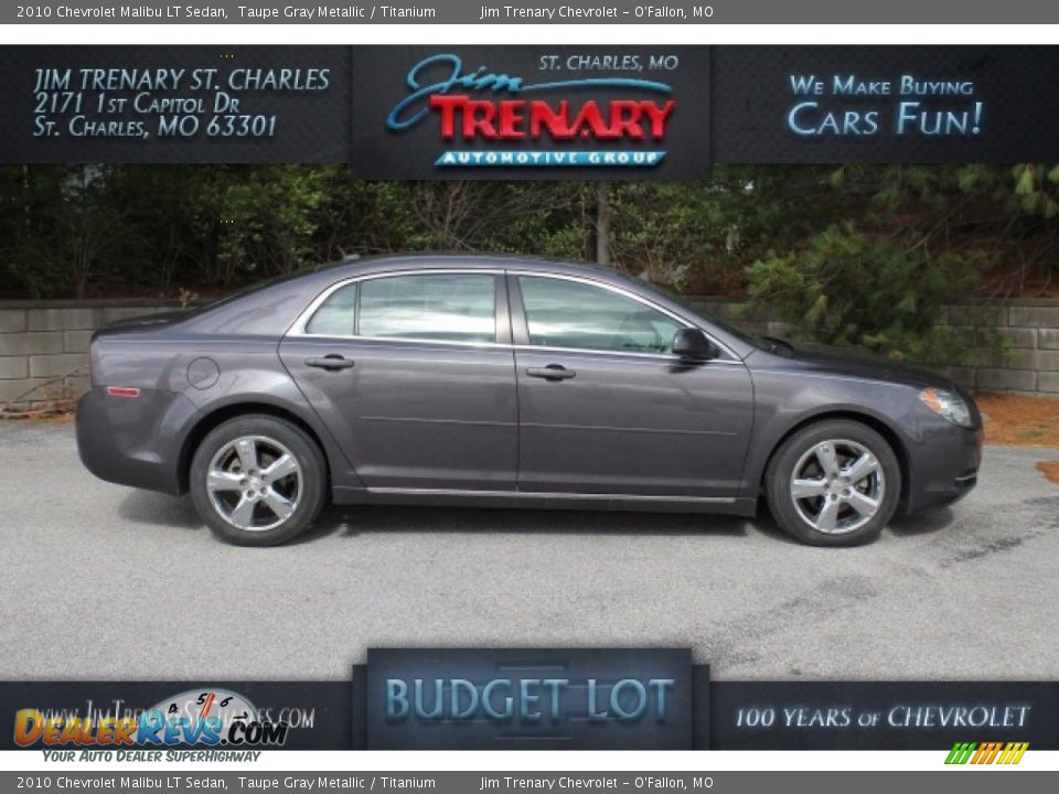 2010 Chevrolet Malibu LT Sedan Taupe Gray Metallic / Titanium Photo #1