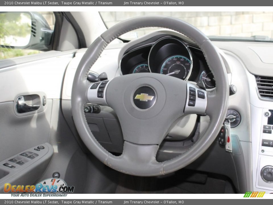 2010 Chevrolet Malibu LT Sedan Taupe Gray Metallic / Titanium Photo #11