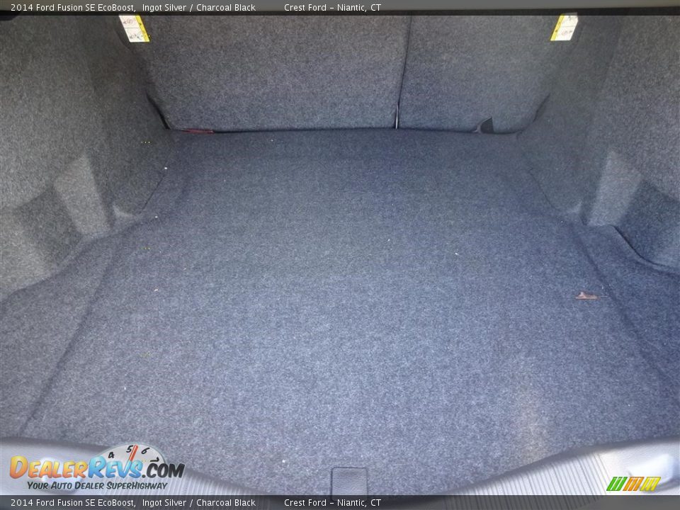 2014 Ford Fusion SE EcoBoost Ingot Silver / Charcoal Black Photo #10
