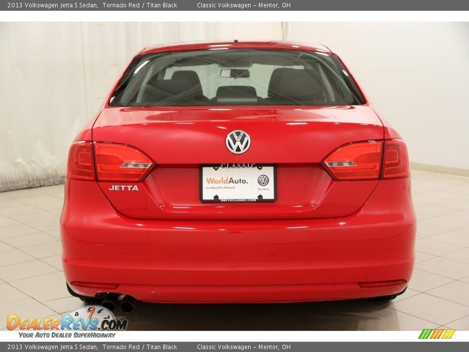 2013 Volkswagen Jetta S Sedan Tornado Red / Titan Black Photo #13