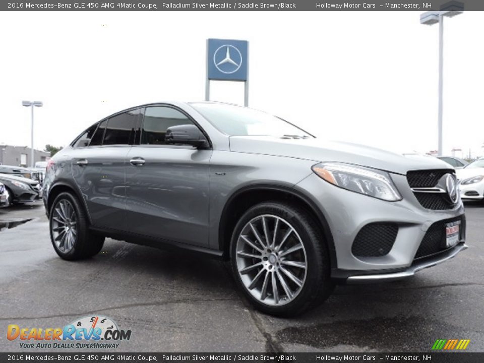 Front 3/4 View of 2016 Mercedes-Benz GLE 450 AMG 4Matic Coupe Photo #3