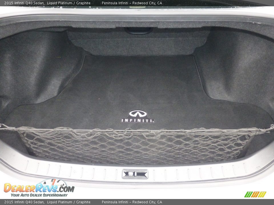 2015 Infiniti Q40 Sedan Liquid Platinum / Graphite Photo #14