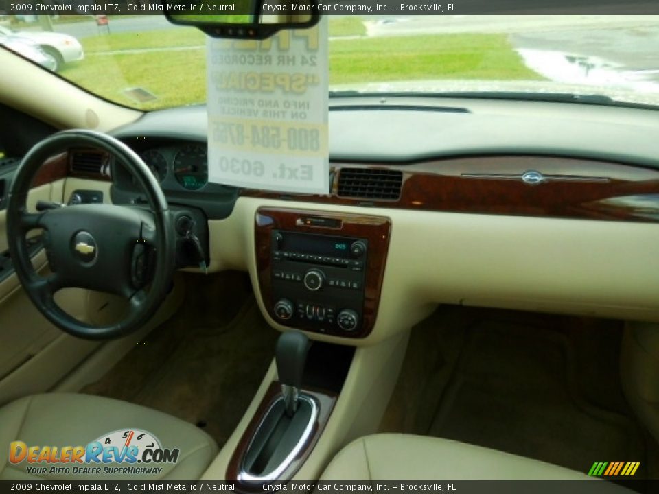 2009 Chevrolet Impala LTZ Gold Mist Metallic / Neutral Photo #11