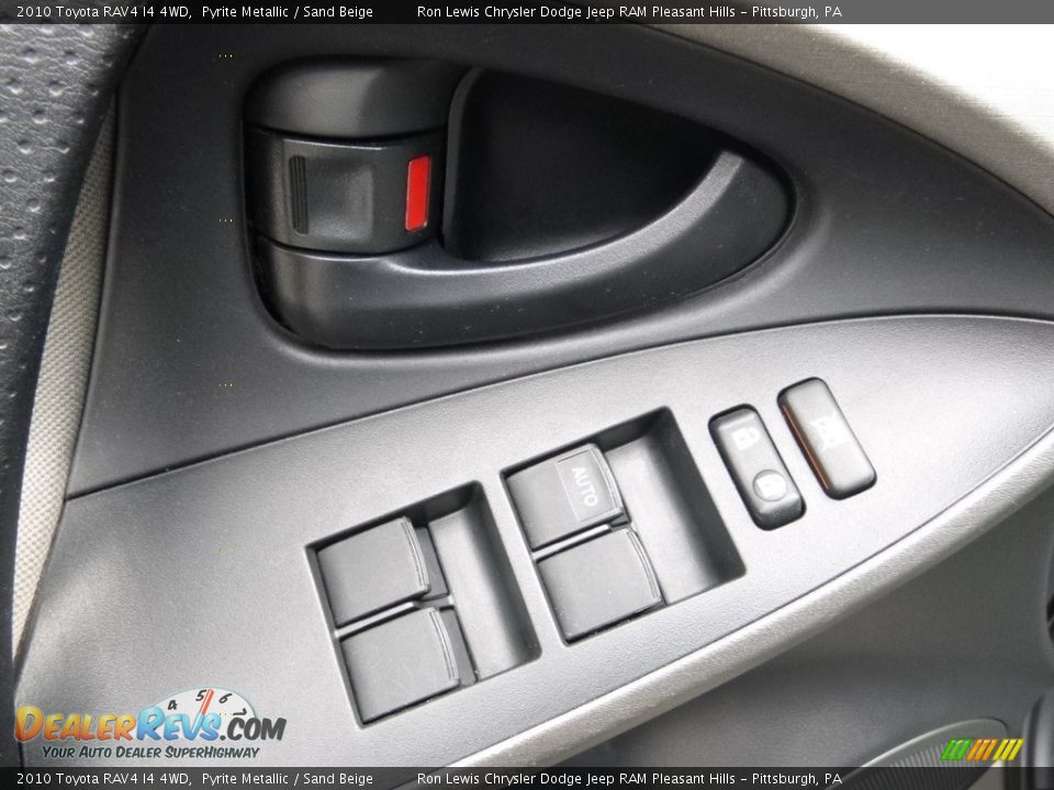 2010 Toyota RAV4 I4 4WD Pyrite Metallic / Sand Beige Photo #14