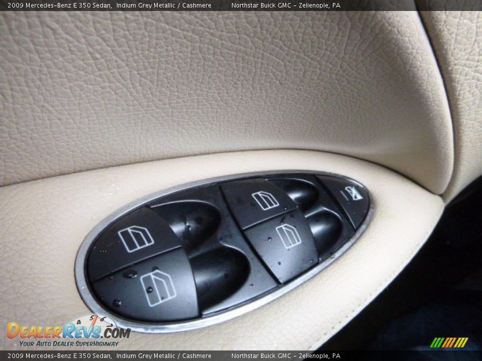 2009 Mercedes-Benz E 350 Sedan Indium Grey Metallic / Cashmere Photo #26