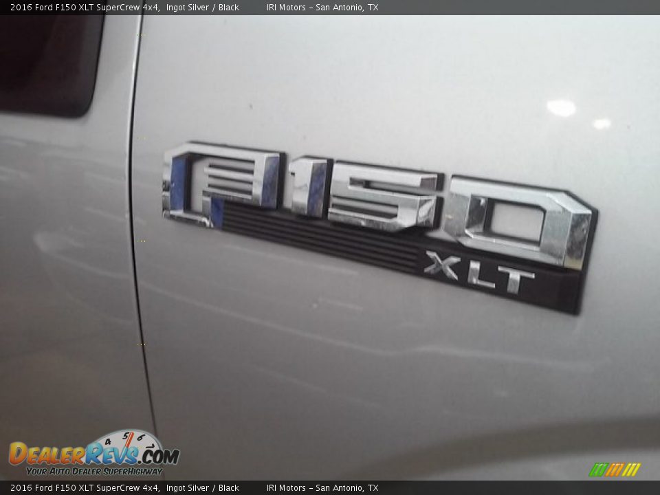 2016 Ford F150 XLT SuperCrew 4x4 Ingot Silver / Black Photo #20