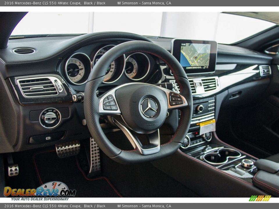 2016 Mercedes-Benz CLS 550 4Matic Coupe Black / Black Photo #5