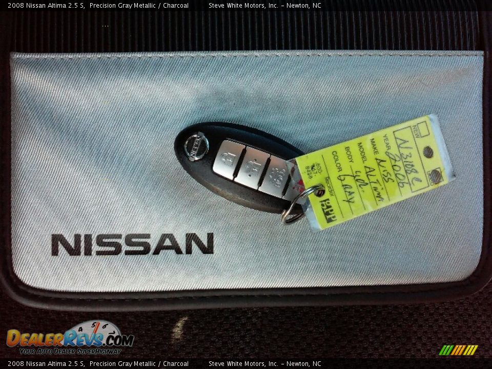 2008 Nissan Altima 2.5 S Precision Gray Metallic / Charcoal Photo #19