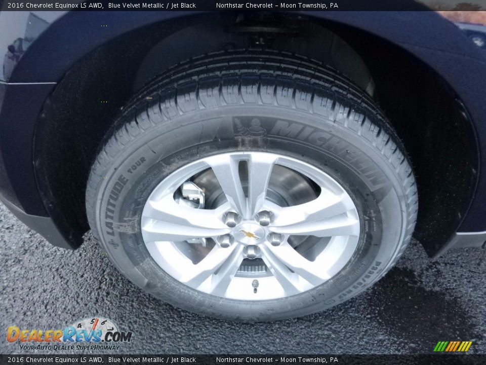 2016 Chevrolet Equinox LS AWD Blue Velvet Metallic / Jet Black Photo #11