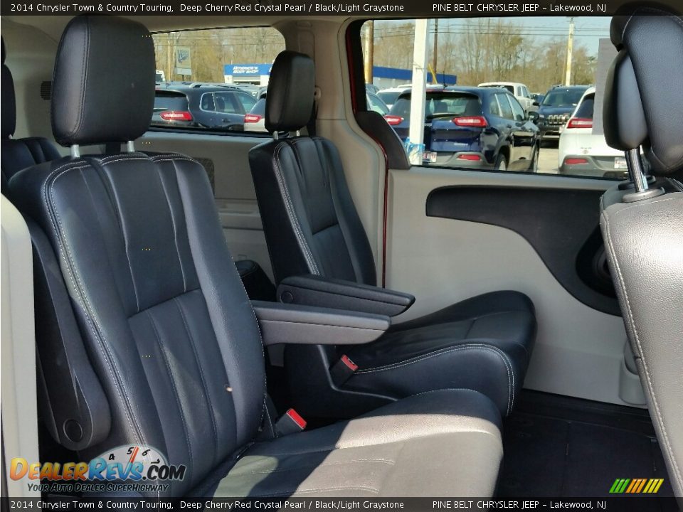 2014 Chrysler Town & Country Touring Deep Cherry Red Crystal Pearl / Black/Light Graystone Photo #13