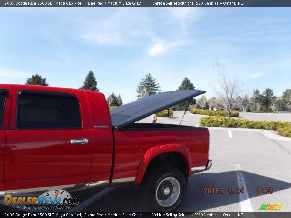 2006 Dodge Ram 2500 SLT Mega Cab 4x4 Flame Red / Medium Slate Gray Photo #5