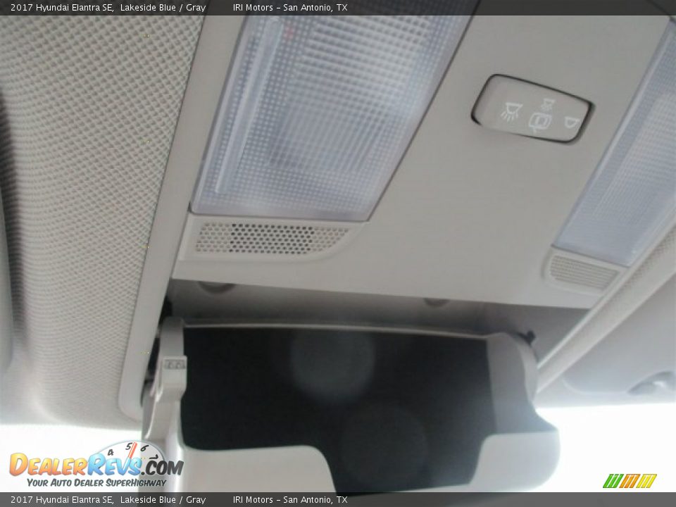 2017 Hyundai Elantra SE Lakeside Blue / Gray Photo #9