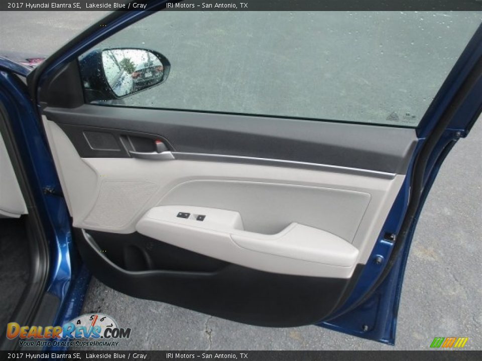 2017 Hyundai Elantra SE Lakeside Blue / Gray Photo #11