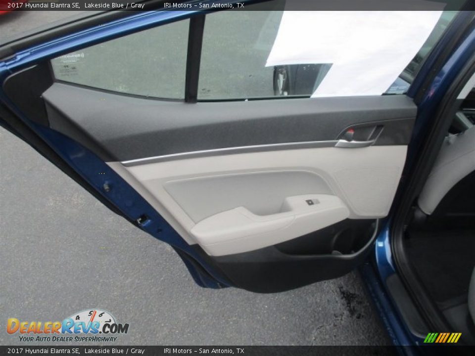 2017 Hyundai Elantra SE Lakeside Blue / Gray Photo #16