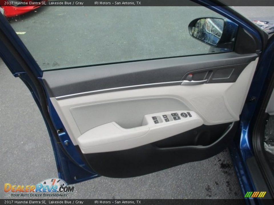 2017 Hyundai Elantra SE Lakeside Blue / Gray Photo #17