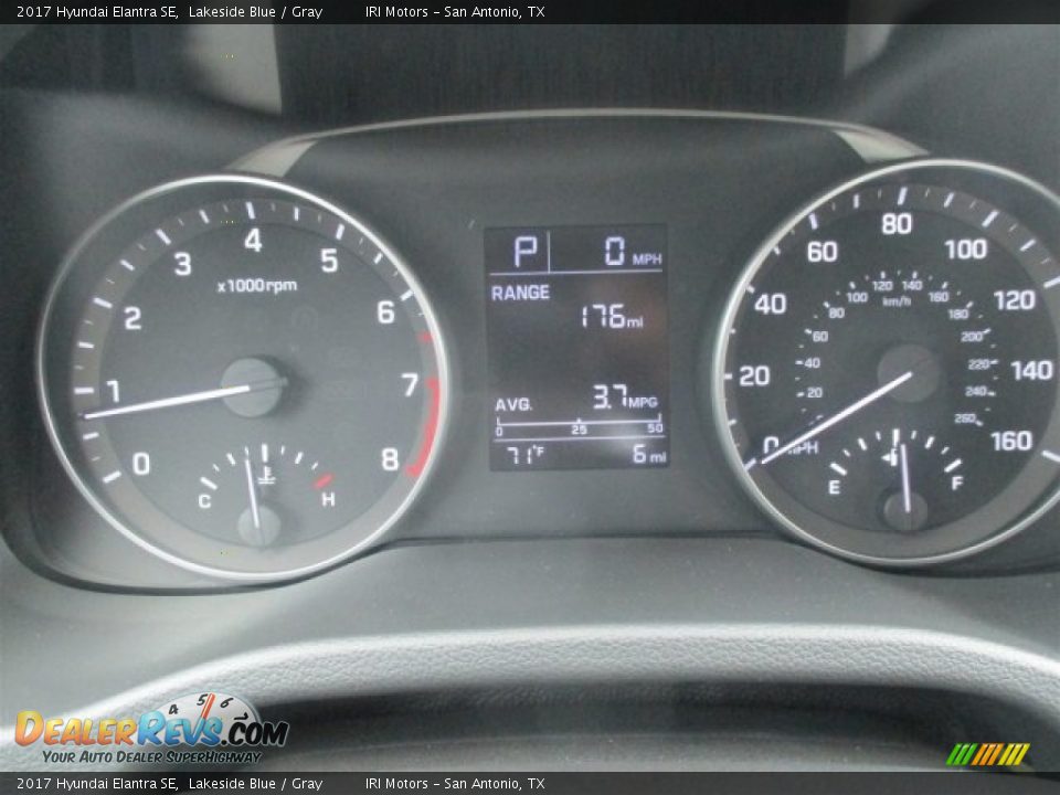 2017 Hyundai Elantra SE Lakeside Blue / Gray Photo #18