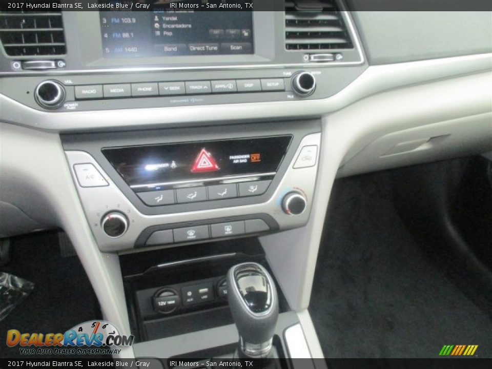 2017 Hyundai Elantra SE Lakeside Blue / Gray Photo #19