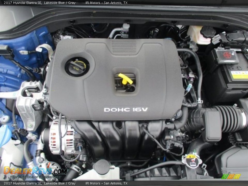 2017 Hyundai Elantra SE Lakeside Blue / Gray Photo #22