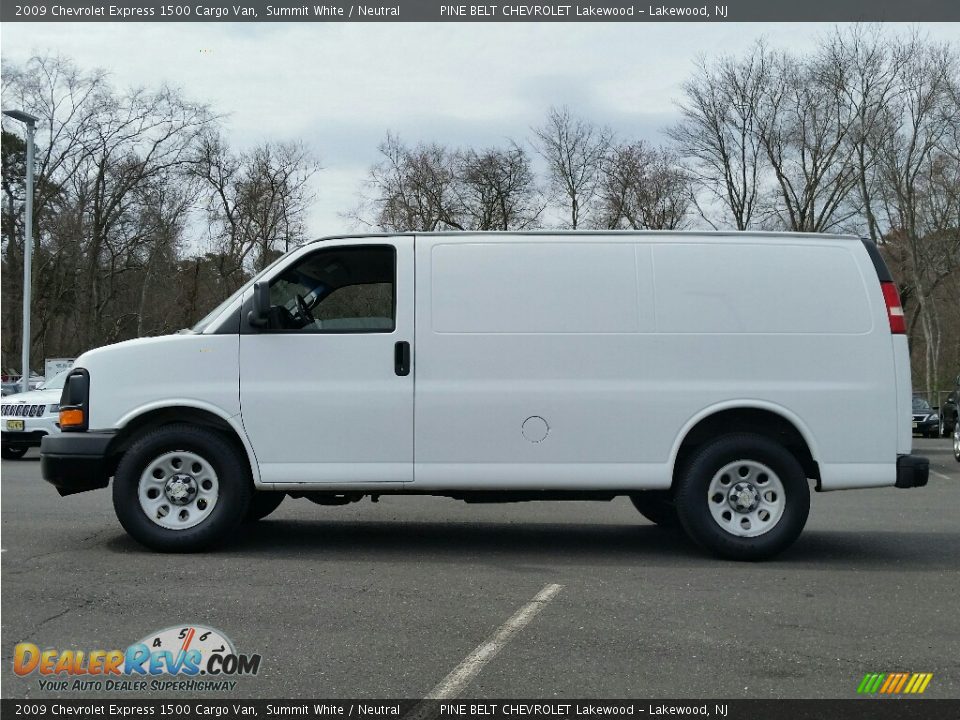2009 Chevrolet Express 1500 Cargo Van Summit White / Neutral Photo #4