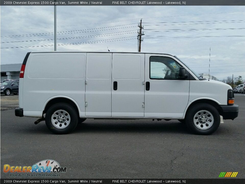 2009 Chevrolet Express 1500 Cargo Van Summit White / Neutral Photo #9