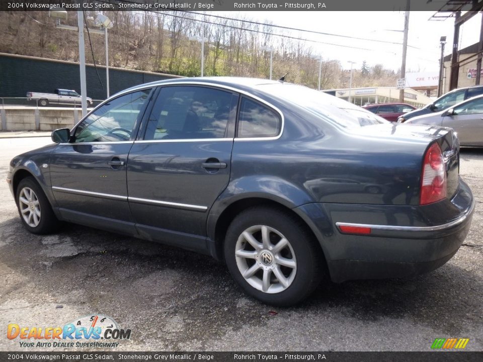 2004 Volkswagen Passat GLS Sedan Stonehenge Grey Metallic / Beige Photo #7