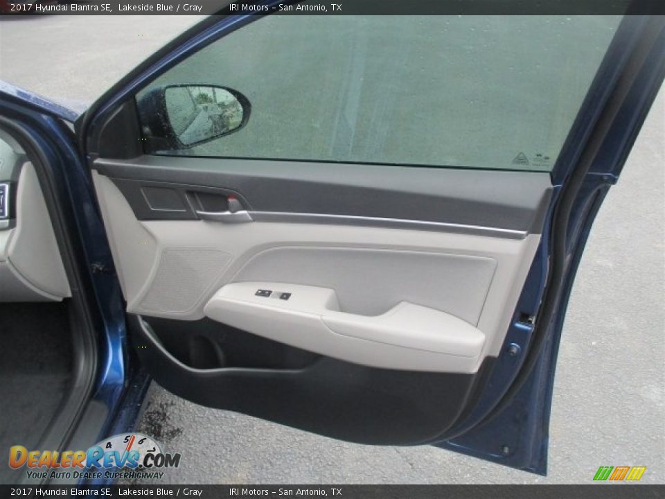2017 Hyundai Elantra SE Lakeside Blue / Gray Photo #9