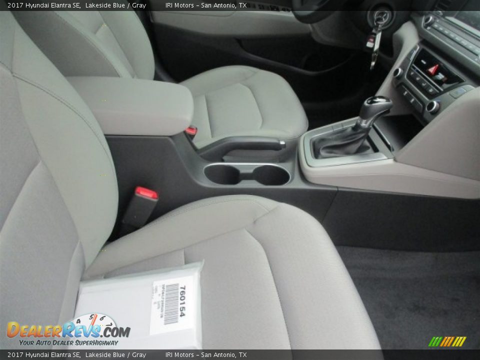 2017 Hyundai Elantra SE Lakeside Blue / Gray Photo #10