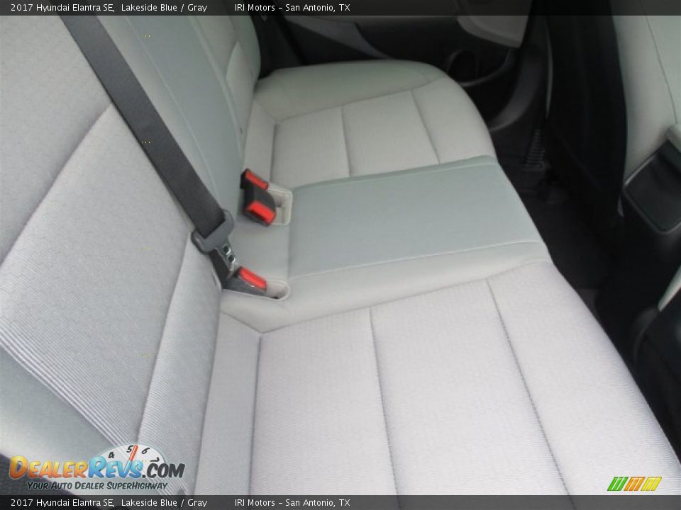 2017 Hyundai Elantra SE Lakeside Blue / Gray Photo #12