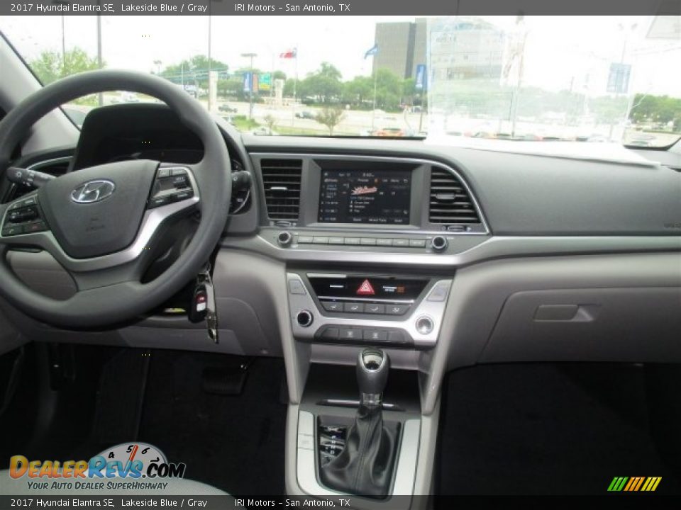 2017 Hyundai Elantra SE Lakeside Blue / Gray Photo #13