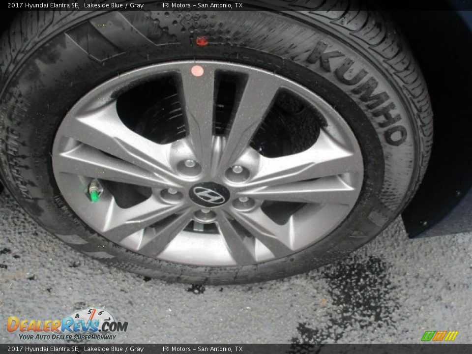 2017 Hyundai Elantra SE Lakeside Blue / Gray Photo #17