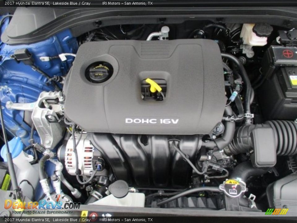 2017 Hyundai Elantra SE Lakeside Blue / Gray Photo #19
