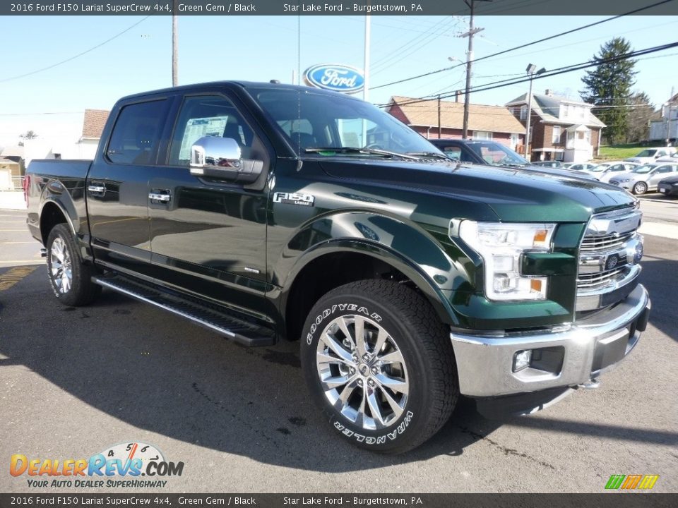 Front 3/4 View of 2016 Ford F150 Lariat SuperCrew 4x4 Photo #3