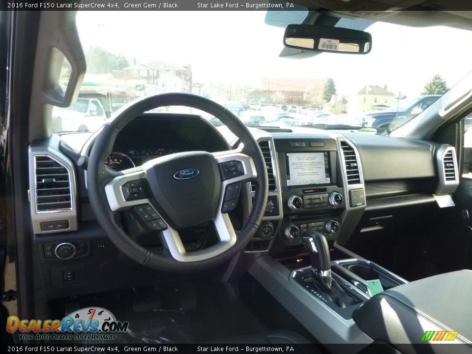 2016 Ford F150 Lariat SuperCrew 4x4 Green Gem / Black Photo #11