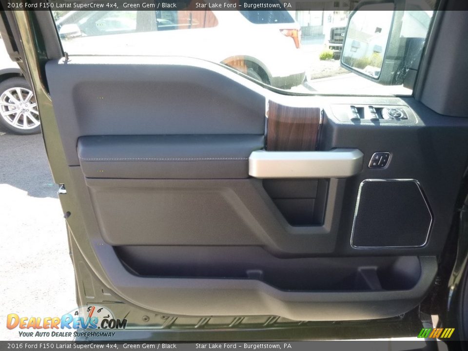 2016 Ford F150 Lariat SuperCrew 4x4 Green Gem / Black Photo #12