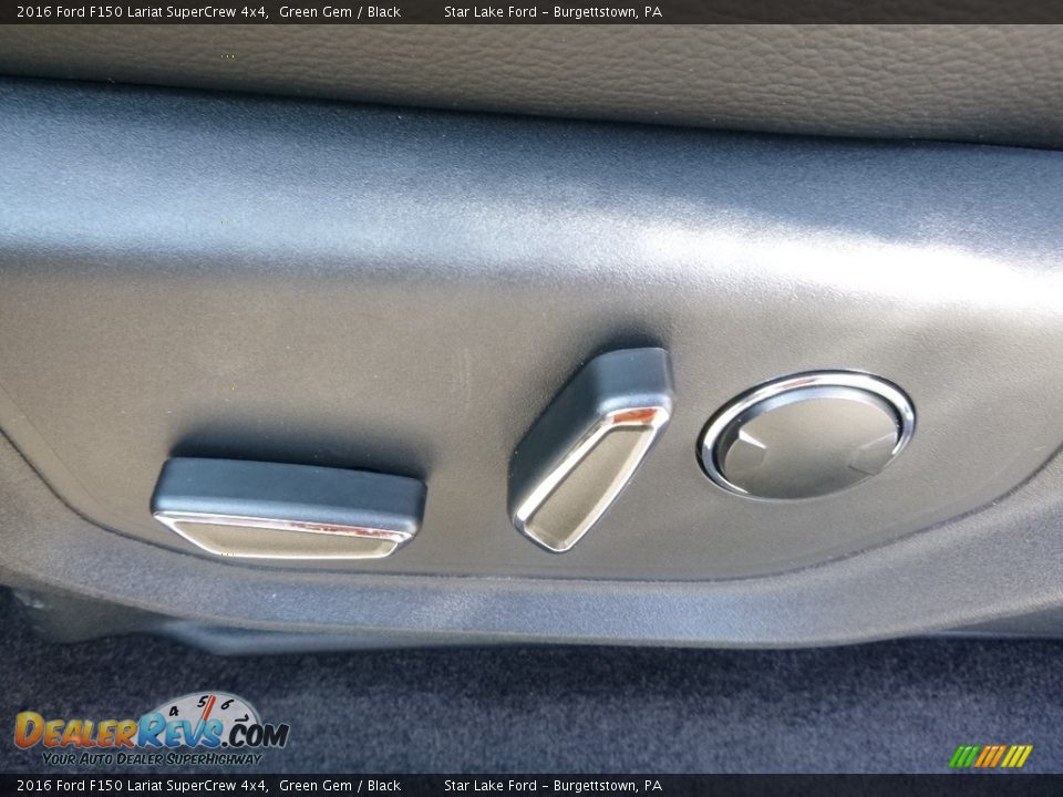 2016 Ford F150 Lariat SuperCrew 4x4 Green Gem / Black Photo #14
