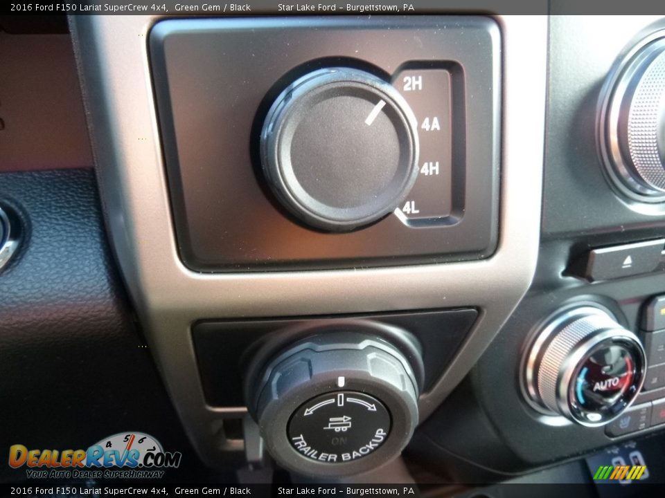 2016 Ford F150 Lariat SuperCrew 4x4 Green Gem / Black Photo #16