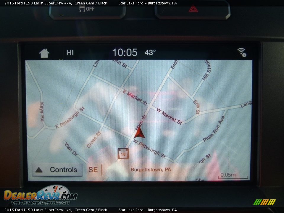 2016 Ford F150 Lariat SuperCrew 4x4 Green Gem / Black Photo #18