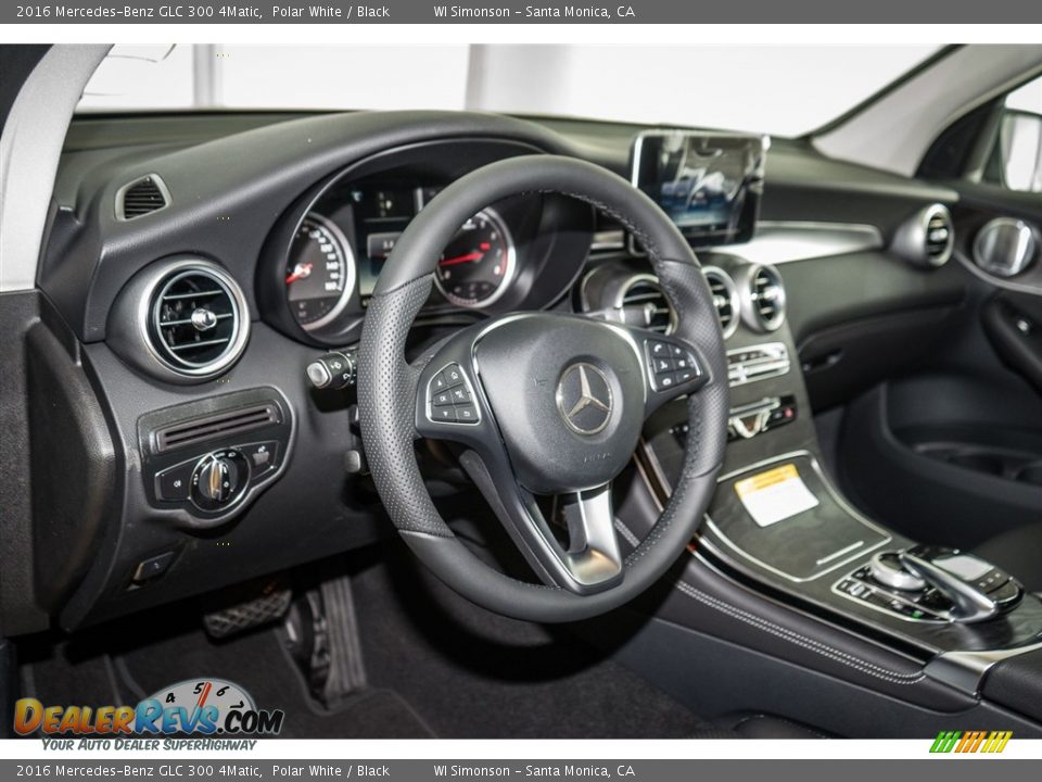 2016 Mercedes-Benz GLC 300 4Matic Polar White / Black Photo #5
