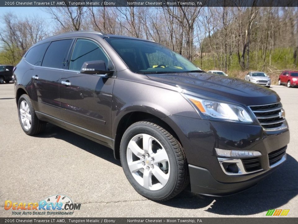 2016 Chevrolet Traverse LT AWD Tungsten Metallic / Ebony Photo #3