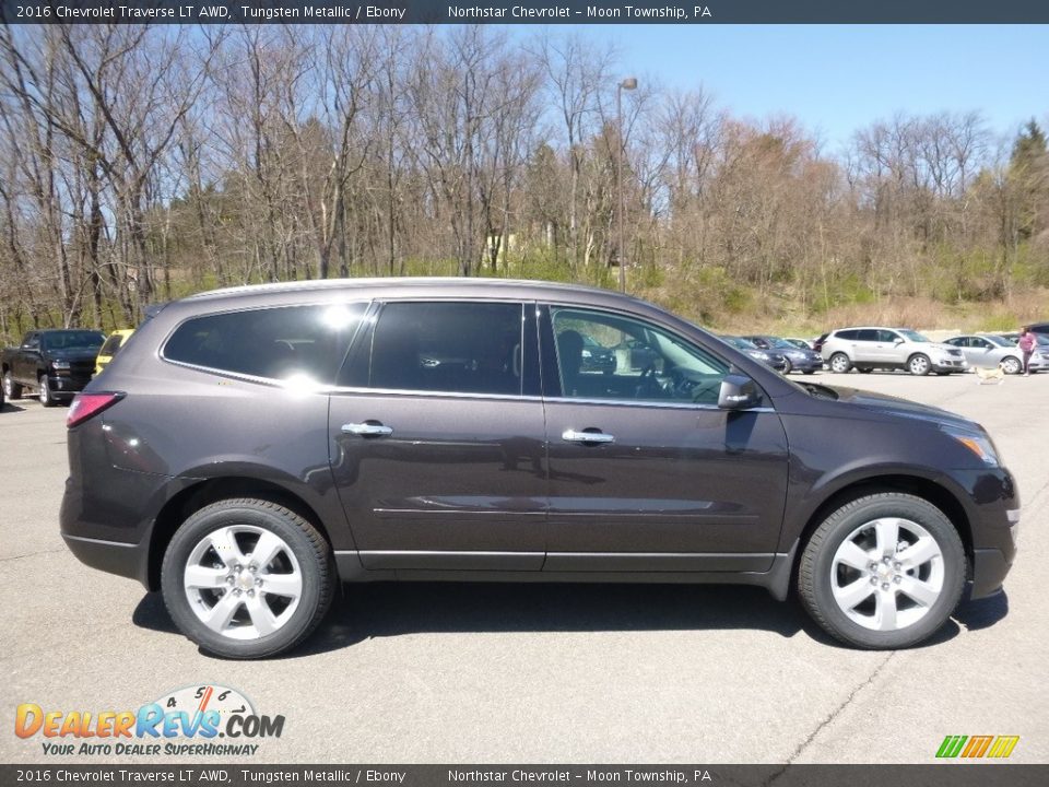 2016 Chevrolet Traverse LT AWD Tungsten Metallic / Ebony Photo #4
