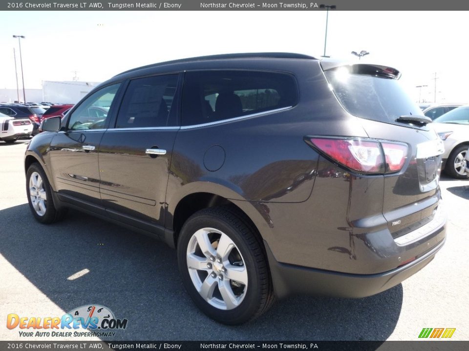 2016 Chevrolet Traverse LT AWD Tungsten Metallic / Ebony Photo #7