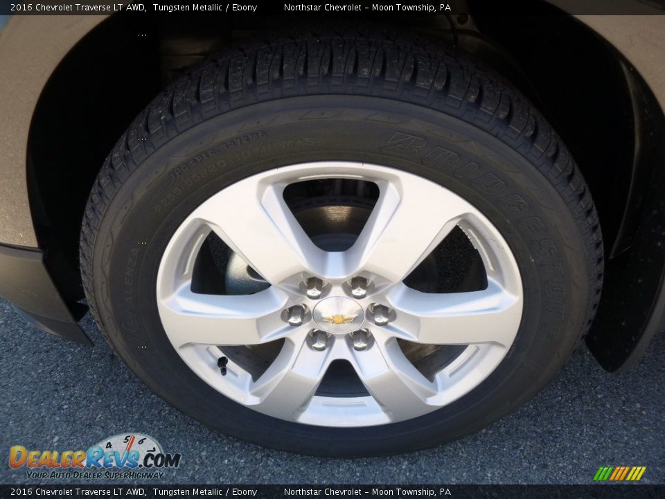 2016 Chevrolet Traverse LT AWD Tungsten Metallic / Ebony Photo #9