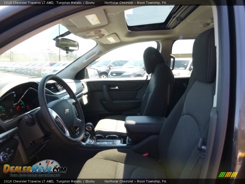 2016 Chevrolet Traverse LT AWD Tungsten Metallic / Ebony Photo #10