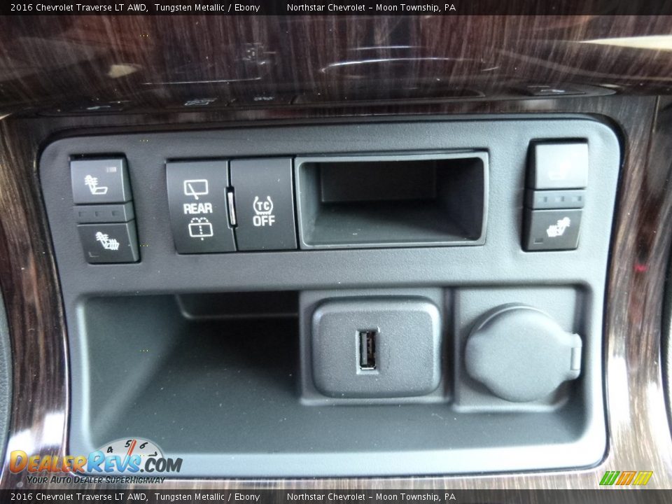 2016 Chevrolet Traverse LT AWD Tungsten Metallic / Ebony Photo #18