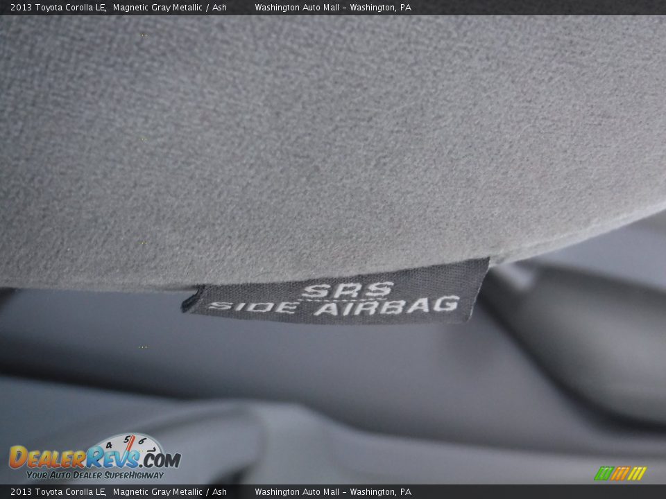 2013 Toyota Corolla LE Magnetic Gray Metallic / Ash Photo #12